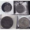 Image 2 : Lot of Four Leroux Medals - 1 - Leroux 1440 Wesleyan Congregational church, Montreal, QC. Holed at t