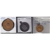 Image 1 : Lot of Three Leroux Medals - 1 - Leroux 1581c Wreck of the Hudson Bay Co. Beaver. Brass, looped, UNC