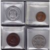 Image 1 : Lot of Four Leroux Medals - 1 - Leroux 1875L Canada Commemorating Victoria's 60th. AL, UNC. 2 - Lero