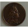 Image 2 : French Regieme Medal Louis XIV - Kebeca Liberata / Quebec Delivered - 1690; Obv. Bust of Louis XIV l