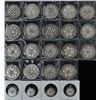Image 1 : Lot of 23 Canada Centenary Medals  - Silver plated, set of 12 and 7 duplicates, 57.8 gms each. 23 Pc