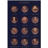 Image 1 : The Great Canadians Medallions - Struck by the Wellings Mint, in original folder, includes 24 Bronze