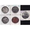 Image 2 : Lot of 5 Atlantic Provinces Numismatic Association Medals - 1984 Fredericton, Pewter; 1985 Halifax C