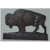 Image 1 : 1934 Canada National Park Pass Buffalo License Plate Topper - This item measures approx. 4 inches lo