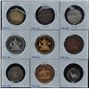 Image 1 : Lot of 9 Centennial Medals  - Includes: 8 Calgary (CAL-1a,b, 2b, 3a,b,c,4a, 5a)  and one Banff (BAN-