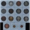 Image 1 : Lot of 15 Centennial Medals - Includes: Thetford Mines 2 diff. (THE-1a, 3a), Thompson Nickel Mine (T