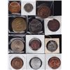 Image 1 : Lot of 16 odds and sods - Lot includes: three centennial medals - Yellowknife - (YEL-1a), Alberta 4-