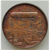 Image 1 : Edward VII Royal Engineers Balloon School Medal - This medal is Copper, issued in 1907. Great match 