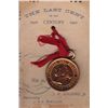 Image 2 : The Last Cent of the Century  - As issued by J.N. Golding, Jr. encased with loop and ribbon on cardb