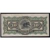 Image 2 : 1910 Dominion Bank $10 - CH 220-18-04 Huge center vignette of seated Britannia. Pressed VF+, S/N:575