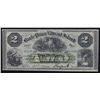 Image 1 : 1877 Bank of Prince Edward Island $2  - CH 600-12-08  AU. S/N:26839/B.