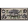 Image 1 : 1872 Bank of Prince Edward Island $10 Remainder  - CH 600-12-14R Beautiful Ships featured on the vig