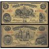 Image 1 : Lot of Two 1937 Bank of Toronto $5 & $10 - Lot includes: CH 715-24-06 Fine, 424084/A. CH 715-24-10 F