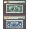Image 24 : Complete Set 1935 French and English Bank of Canada Specimens - The Charlton Standard Catalogue of C