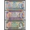 Image 3 : 1969-1979 Multicolour Bank of Canada Specimen Note Set - Choice Uncirculated Set number 268 of 620. 