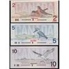 Image 2 : Bank of Canada Birds of Canada Specimen Note Set - These are all choice uncirculated notes with S/N: