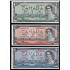 Image 1 : 1954 Bank of Canada Low Matching Serial Numbered Devil's Face Set - S/N:35 and includes $1-$100, all
