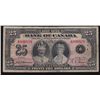 Image 1 : 1935 Bank of Canada $25  - CH BC-12. Popular $25 commemorative note in fine condition, some ink mark