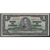 Image 1 : 1937 Bank of Canada $1 - CH BC-21a Osborne signature. EF. S/N:C/A4665740.