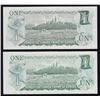 Image 2 : Lot of Three Bank of Canada Replacement Notes - Lot includes: CH BC-46aA-i UNC, S/N:AAX0178487. CH B