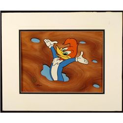 Woody Woodpecker Matted Sericel Walter Lentz