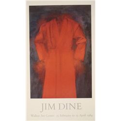 Jim Dine Walker Art Center Exhibit Poster 1984