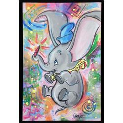 Dick Duerrstein Original Art Painting Dumbo Pop Art