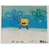 Image 1 : Orig SpongeBob Animation Cel & Background Crazy Sponge