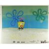 Image 1 : Orig SpongeBob Production Cel & Background Hall Monitor