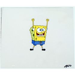 Spongebob Animation Original Production Cel Yes!!!