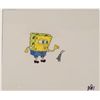 Image 1 : Orig 2 Layer SpongeBob Animation Cel w/Plankton, Ooh