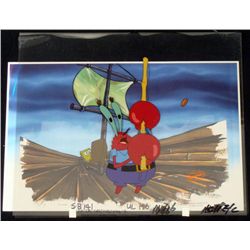 Original Cel Spongebob LAND HO Production Background