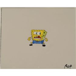 SpongeBob Original Animation Production Art Cel -Growl