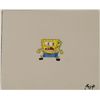 Image 1 : SpongeBob Original Animation Production Art Cel -Growl