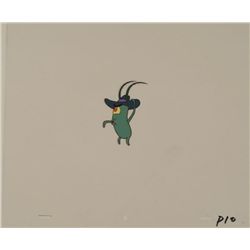 SpongeBob Original Production Art Cel Plankton In Hat