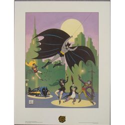 Bob Kane Golden Years PP Batman 50th Anniversary Print