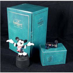 2 Disney Society Sculpture Maestro Mickey,Symphony Hour