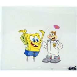 Original Spongebob Animation Welcome Home Cel Art