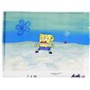 Image 1 : Production Orginal Stop Cheating Cel Art Spongebob