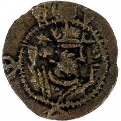 SASANIAN KINGDOM: Kavad I, 2nd reign, 499-531, AE pashiz (0.31g), NM, ND