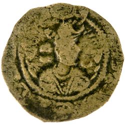 SASANIAN KINGDOM: Kavad I, 2nd reign, 499-531, AE unit (3.34g), NM, ND
