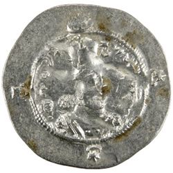 SASANIAN KINGDOM: Hormizd IV, 579-590, AR drachm, BHL (Balkh), year 11