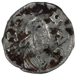AXUM: Ezanas, early 4th century, AR 0.56g