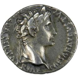 ROMAN EMPIRE: Augustus, 27 BC-14 AD, AR Denarius (3.73g), Lugdunum mint, 2 BC-12 AD