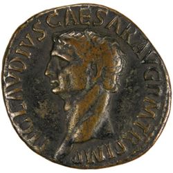 ROMAN EMPIRE: Claudius, 41-54 AD, AE As (10.33g), Rome mint, 41-50