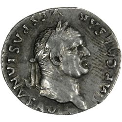 ROMAN EMPIRE: Vespasian, 69-79 AD, AR Denarius (3.53g), Rome mint, 74
