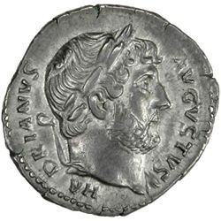 ROMAN EMPIRE: Hadrian, 117-138 AD, AR Denarius (3.46g), Rome mint, 125-128