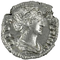 ROMAN EMPIRE: Faustina Senior, wife of Antoninus Pius, AR Denarius (3.60g), Rome mint, after 168