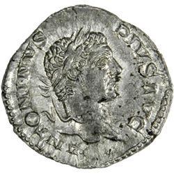 ROMAN EMPIRE: Caracalla, 198-217 AD, AR Denarius (3.1g), Rome mint, 207