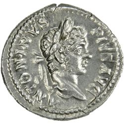 ROMAN EMPIRE: Caracalla, 198-217 AD, AR Denarius (3.68g), Rome mint, 209